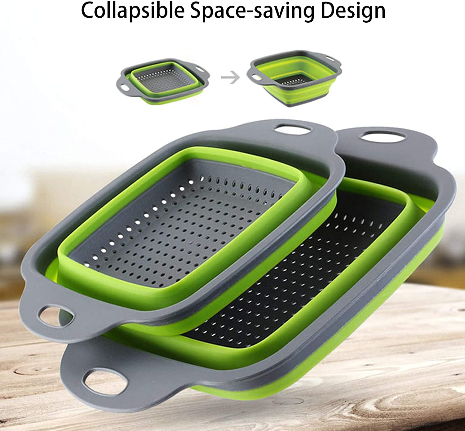 Collapsible Kitchen Colander – Food-Grade, Durable & Perfect for Everyday Cooking