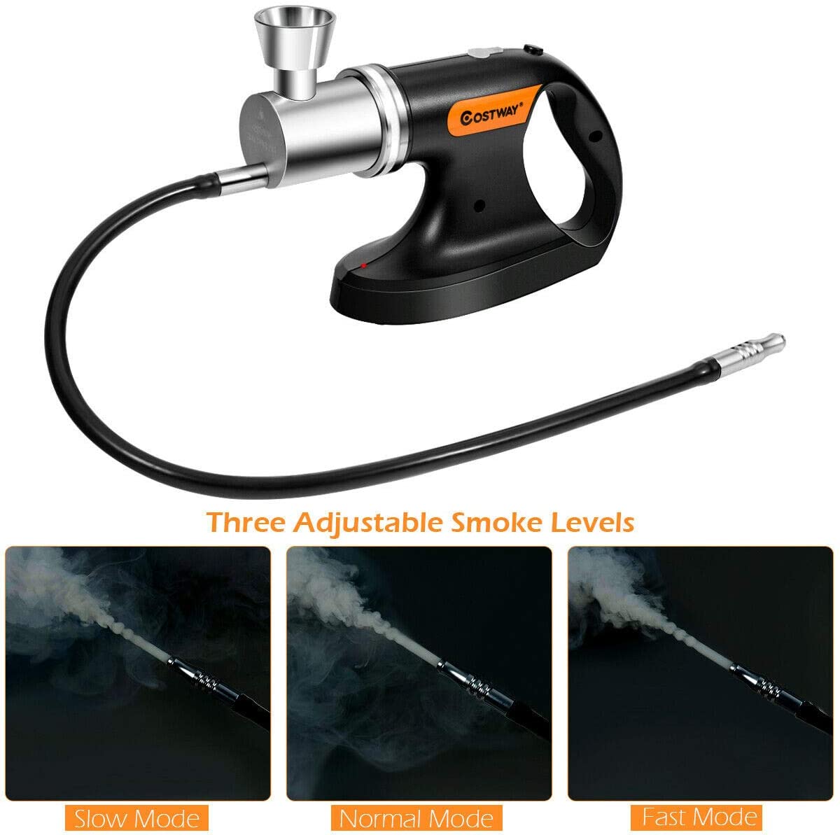 Molec-Chef Professional Smoke Infuser Gun – Portable Cold Smoker with Vacuum Function, Adjustable Smoke Levels & USB Rechargeable