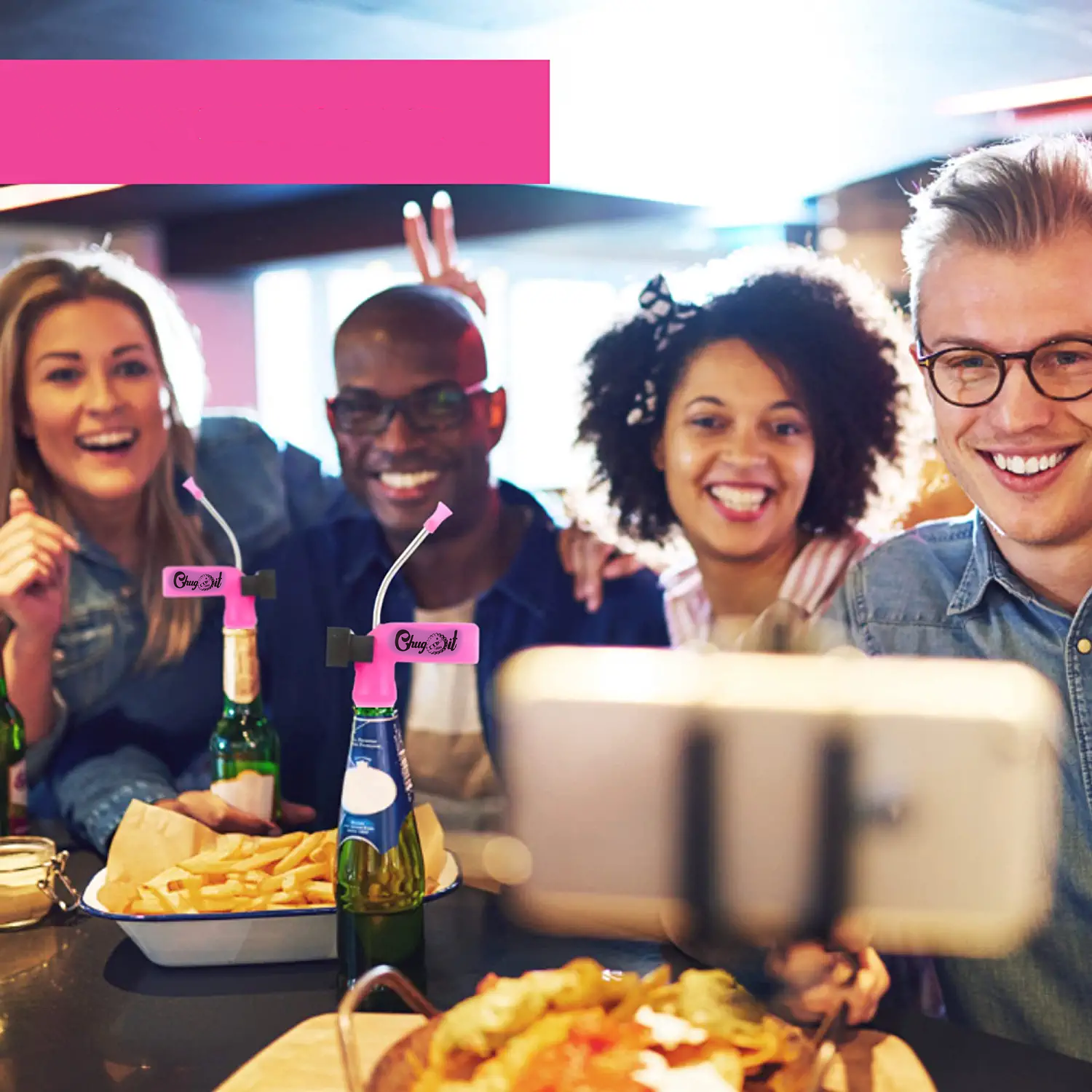 Digital Chug-It Snorkel Funnel with Timer – The Ultimate Party Drinking Accessory