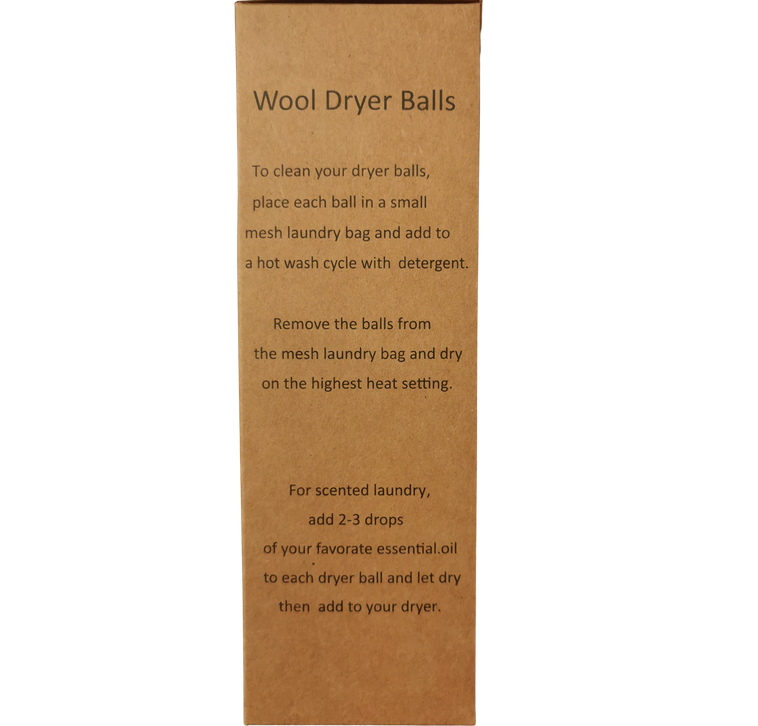 Premium 100% New Zealand Wool Dryer Balls – Natural Fabric Softener, Reduces Drying Time & Static